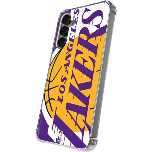 NBA Los Angeles Lakers Large Logo Galaxy S24 Plus Clear Case